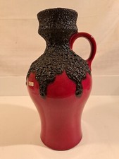 Roth KERAMIK VASE 70er FAT Lava Mid CENTURY 1860 gramm SAMMLERZUSTAND