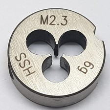 Schneideisen M2,3 Regelgewinde Außengewinde Gewinde Gewindeschneider