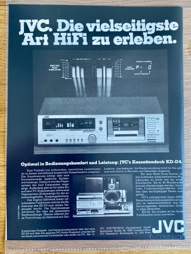 Jvc cassettendeck tape - kd-d4,