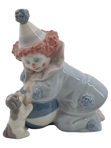 Lladró porzellan figur clown - figur,