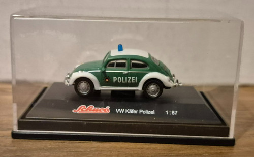 Schuco käfer 1200 - schuco, polizei