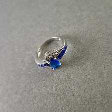 Eleganter Silberring mit