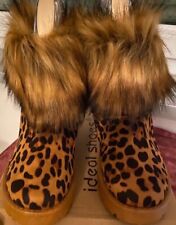 ideal shoes, Boots, Leopard