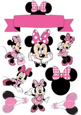 Minnie mouse tortenaufleger - mouse,