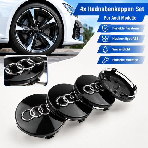 Für audi radnabenkappen - für,
