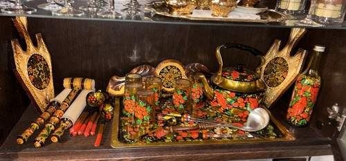 Russisches chochloma konvolut - chochloma, -konvolut