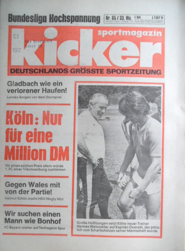 Kicker 8 1976 hennes - 12.8.,