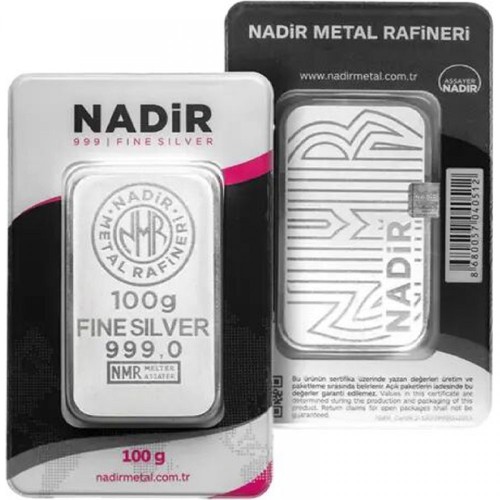 100g silberbarren nadir metal - nadir,