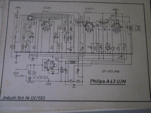 Philips m schaltplan - philips, 43