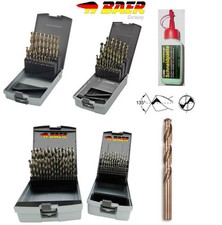 Spiralbohrer Set BAER Extrembohrer Edelstahlbohrer Metallbohrer mit Schneidpaste