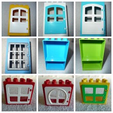 LEGO DUPLO - Tür / Fenster / Regal - verschiedene Farben und Formen aussuchen