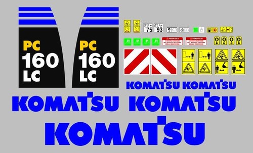 Komatsu 160 6 aufkleber - pc,