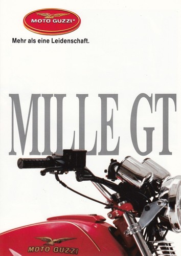 Moto guzzi mille - guzzi, prospekt