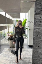 Oberteil Top Spitzen Shirt