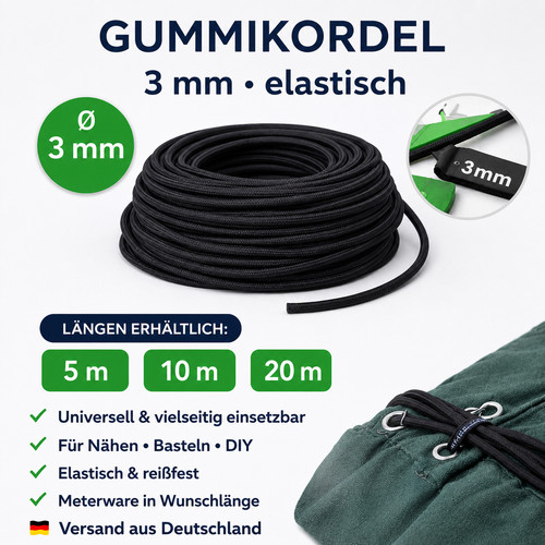 Gummikordel kordel - gummikordel,
