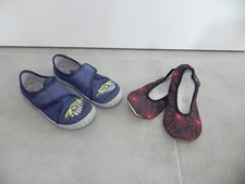 2x Schuhe Gr. 30 Superfit Hausschuhe + Lico Turnschläppchen Schlappen Gymnastik