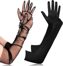 2 Paar Lange Handschuhe Set