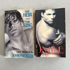 Heir/The King 2 Novels & Imre Badboy John Preston 3 Stories 2 Bks PB Gay Pulp (M