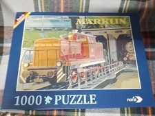 Noris Puzzle - MÄRKLIN EISENBAHN DB Lok  V60 1009 1000 teile  Train Jigsaw