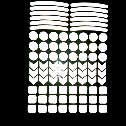 Reflektor aufkleber - x,