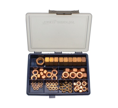Kupfer set sechskantmuttern - set,