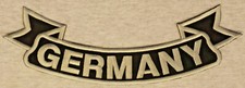 Patch Aufnäher GERMANY Rückenpatch BIKER Schleife 28-35 oder 40cm BREITE 115