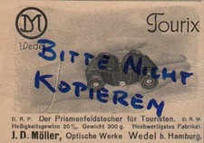 WEDEL, Werbung 1924, J. D
