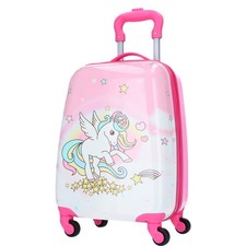 TheTrueC Kinder Koffer Trolley  Einhorn