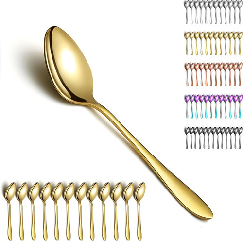 Gold suppenlöffel stück - suppenlöffel, 12