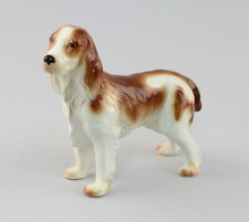 9942876-a Wagner & Apel Porzellan Figur Springer-Spaniel Hund H11cm