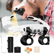 3-25X LED Stirnlupe Kopflupe