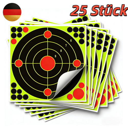 25pcs luftgewehr zielscheiben - 25pcs,