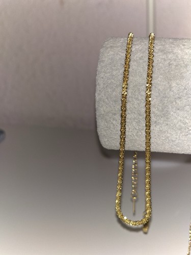 Edelstahl halskette 18k - edelstahl,