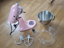 Küchenmaschine KitchenAid Artisan Rosa Metallic mit Zubehör Rührschüssel, Rührer
