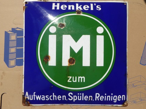 Emailleschild imi henkel alt - imi,