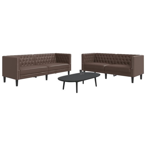 Tlg chesterfield sofa set - 2-tlg., chesterfield-sofa-set