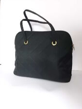 Textil Stepp Tasche, Schwarz