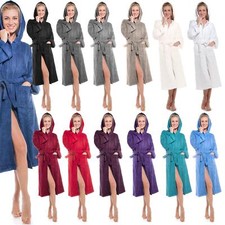 Kapuzen Bademantel Frottee