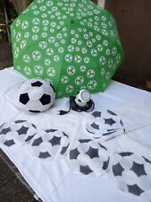 Fußball-Lampe, -Gardinen und -Regenschirm