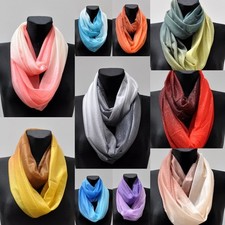 Glitzer Loop Schal Schlauchschal Rundschal Halstuch Halstücher Uni Farbverlauf