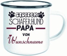 Emaille-Tasse m. Wunschname  "