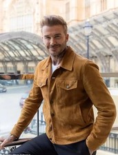 David Beckham Brown Suede