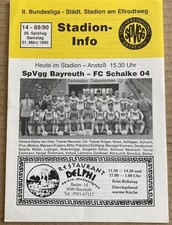 Programmheft SpVgg Bayreuth-