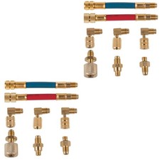 16 Stück Auto Klimaanlage Kühlschrank R134A Umwandeln Adapterschlauch Set