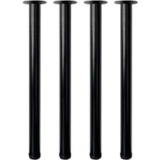 Tischbeine Metall Schwarz 75