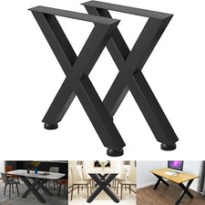 2er Set X-Tischbein Tischkufen