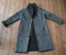 Beaumont Wintermantel Wendemantel Wildlederimitat Gr. 44 ungetragen grüngrau 