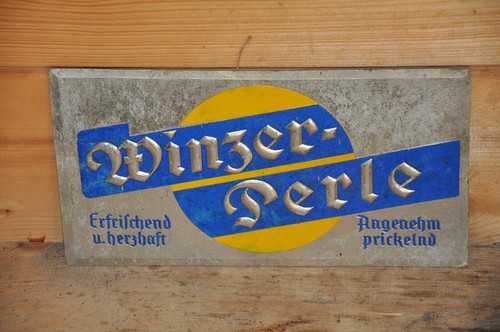 Altes reklameschild 50er jahre - reklameschild,