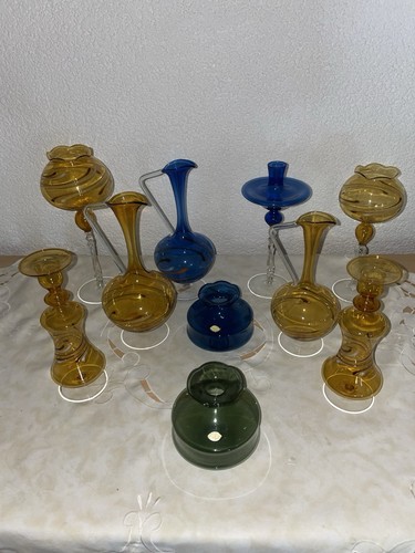 Lauschaer glas teile - teile, vasen
