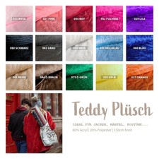 Teddy Wirkplüsch Stoff